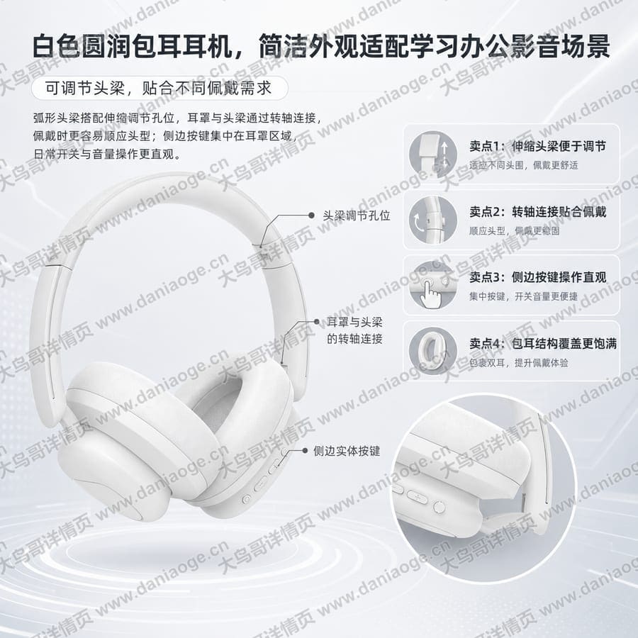 头戴式蓝牙耳机交付图 delivery-26