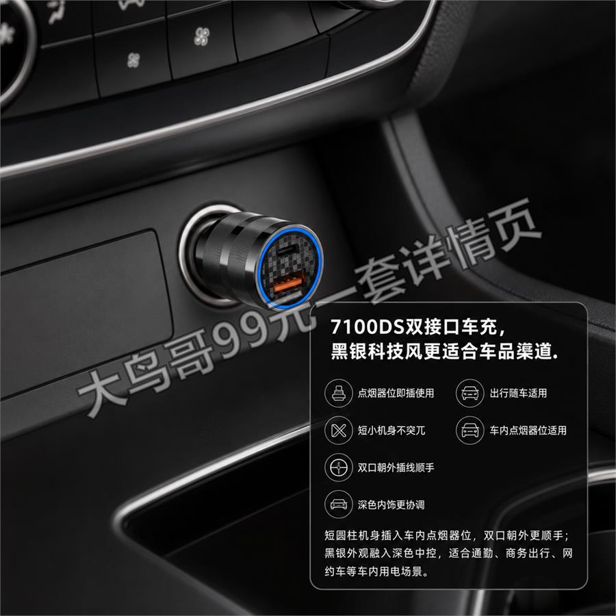 7100DS 双接口车充交付图 大鸟哥200元一套详情页12